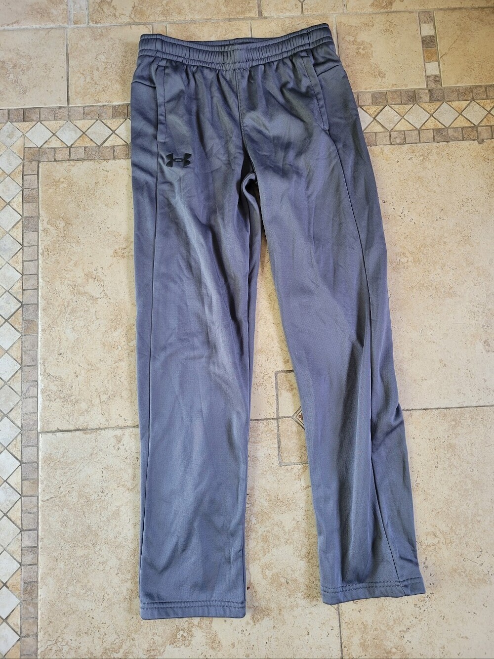 Under Armour Boys Gray Performance Track Pants